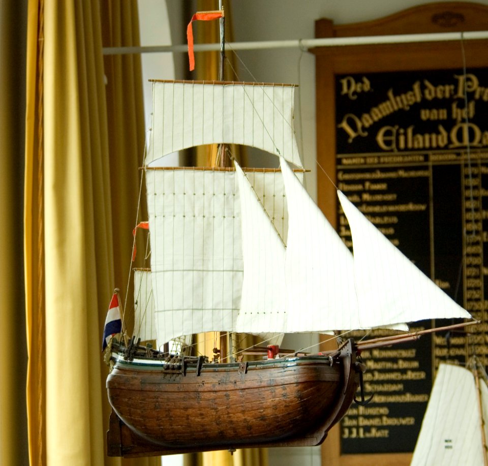 Model Haringbuis Kerk Marken