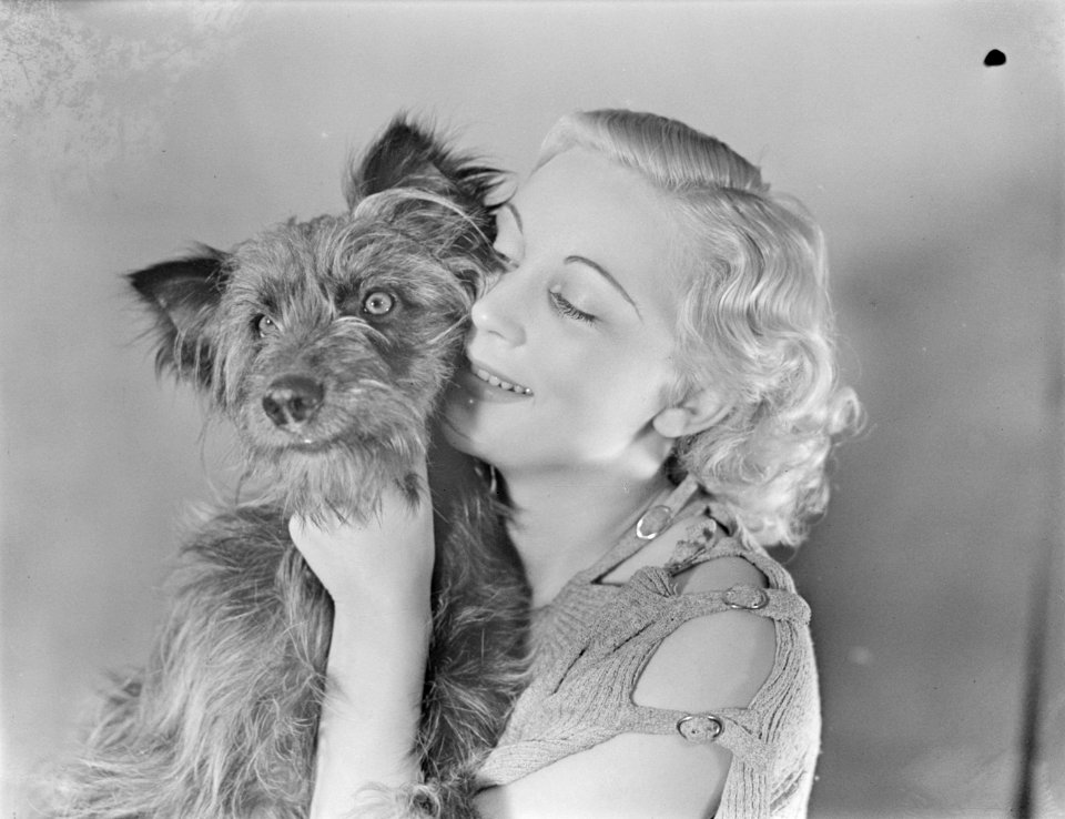 Model Gerber met hond, Bestanddeelnr 190-0821