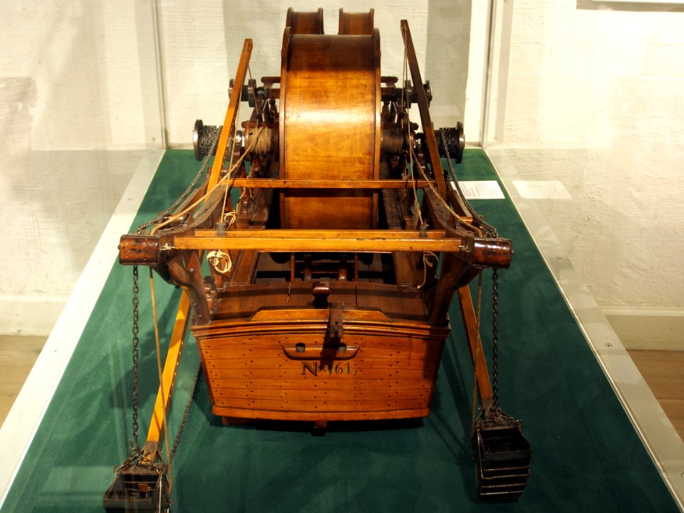 Model of an old dredger, Royal Danish Naval Museum pic3