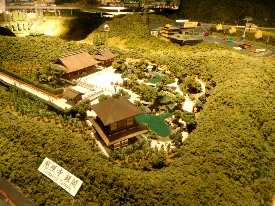 Model of Ginkakuji Temple at The Diorama Kyoto Japan 01