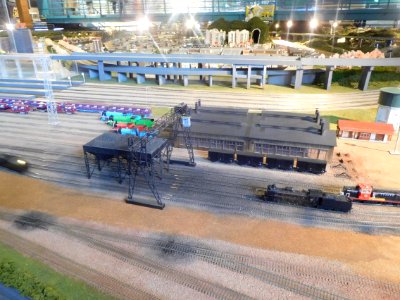 Model of Rolling Stock Yard at The Diorama Kyoto Japan 01