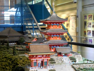 Model of Kiyomizu-dera at The Diorama Kyoto Japan 01 photo