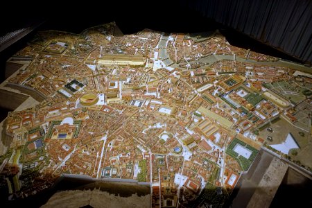 Model of ancient Rome - Cinquantenaire Museum - Brussels, Belgium - DSC09071