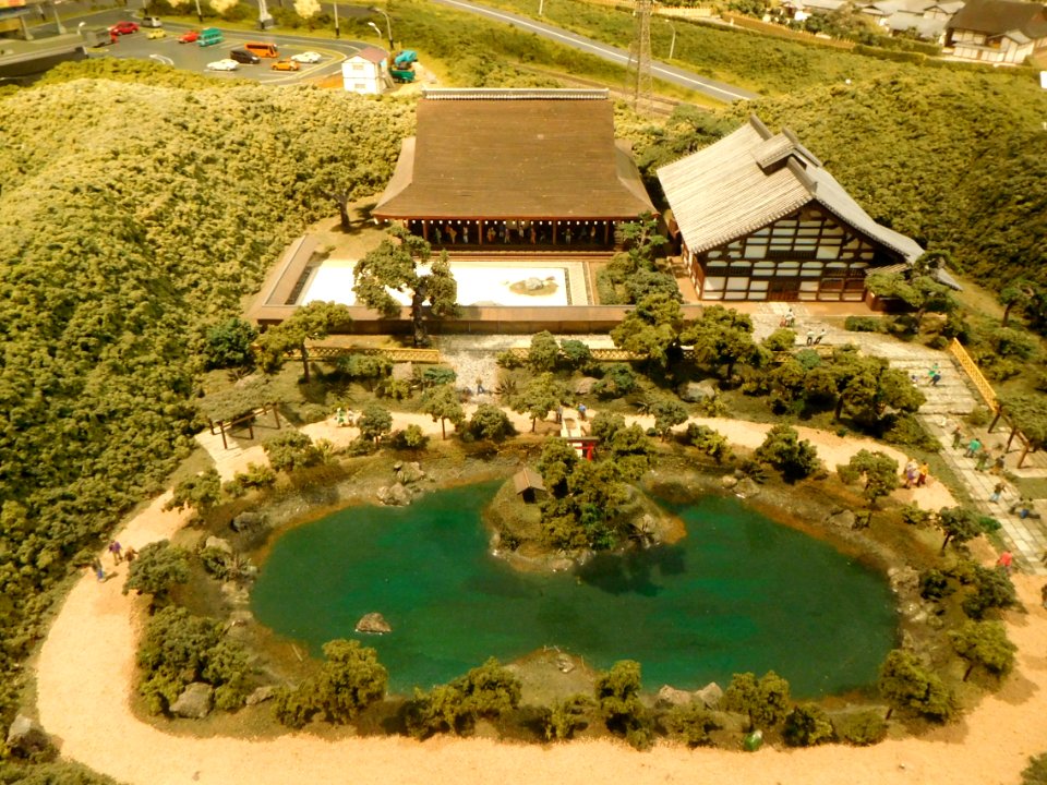Model of Ryōan-ji Temple at The Diorama Kyoto Japan 01
