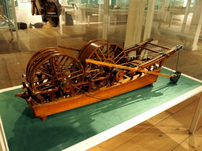 Model of an old dredger, Royal Danish Naval Museum pic2