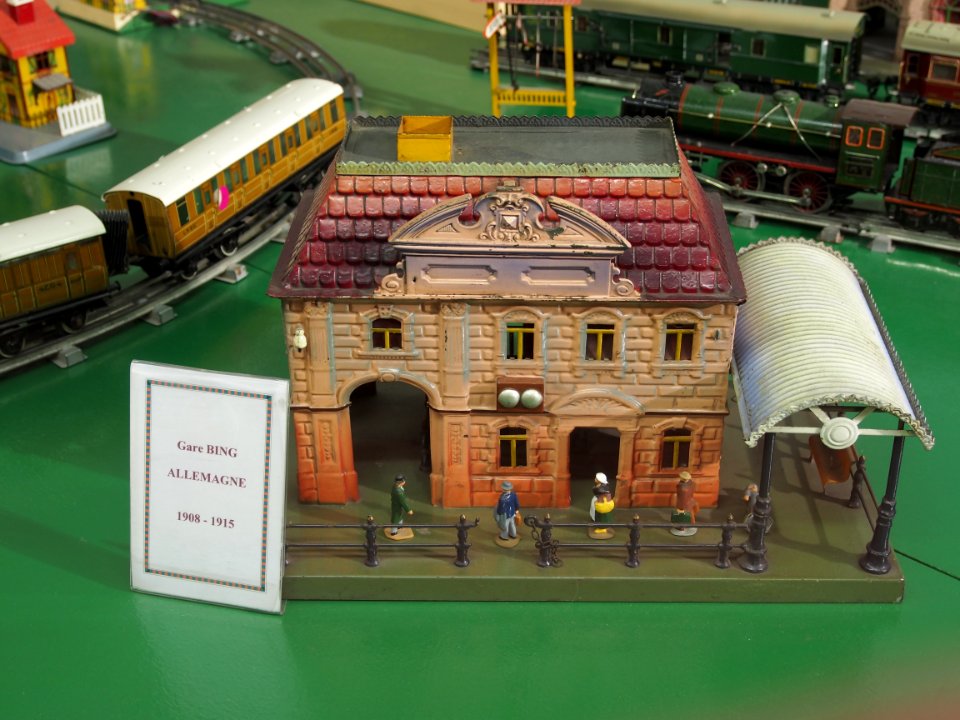Model of Gare Bing, Germany (1908-1915), Musée du jouet de Colmar