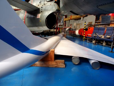 Model of a supersonic transporter Musée de l'Epopée de l'Industrie et de l'Aéronautique, pic3