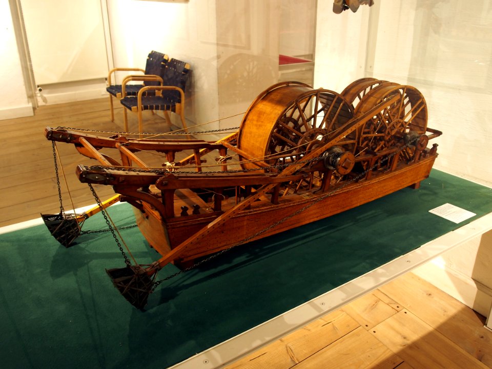Model of an old dredger, Royal Danish Naval Museum pic4