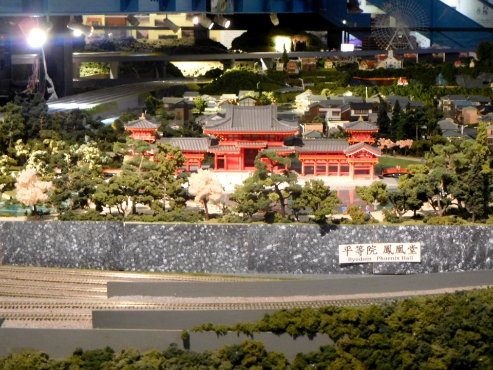 Model of Byōdō-in Temple at The Diorama Kyoto Japan 02