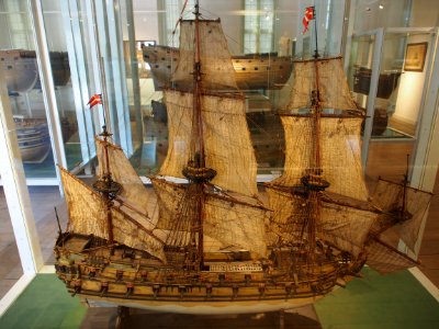 Model of a ship, Royal Danish Naval Museum
