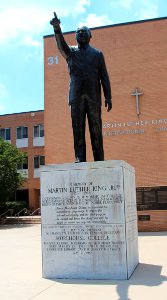 MLK statue, Morehouse College
