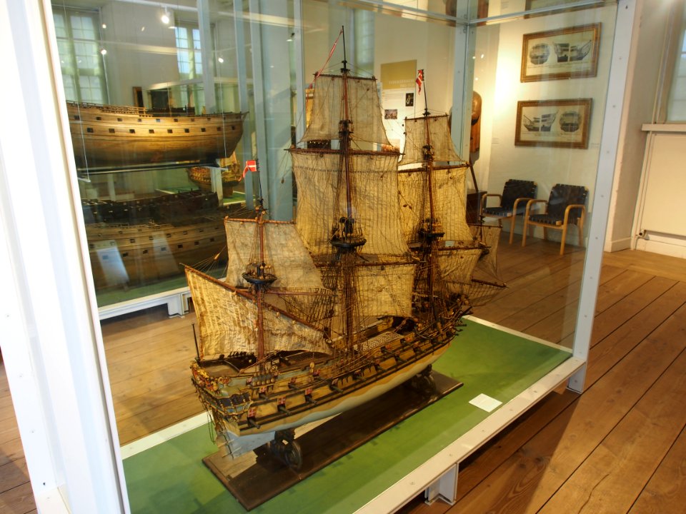 Model of a ship Royal Danish Naval Museum pic2