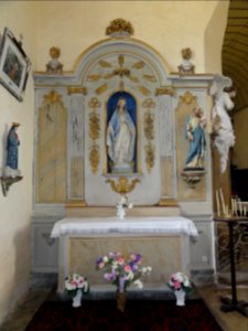 Moitron-sur-Sarthe (Sarthe) église, chapelle latérale A