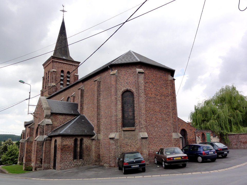 Monchaux-sur-Écaillon (Nord, Fr) église, chevet
