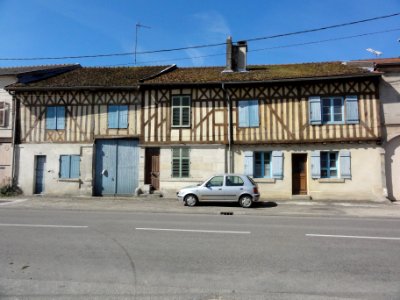 Mognéville (Meuse) maison à pans de bois B