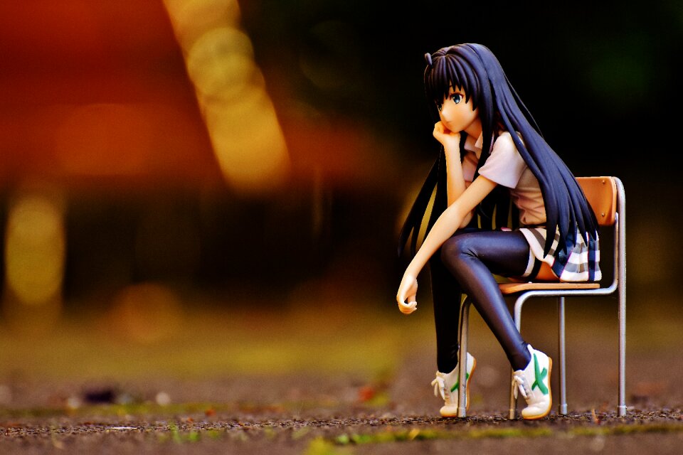 Sit thoughtful anime