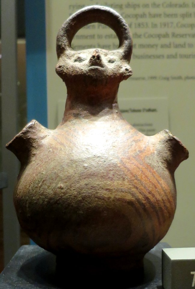 Mohave effigy jar, early 1900s, Heard Museum