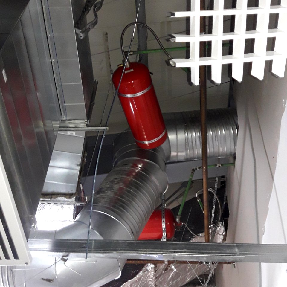 Module of fire water mist spray extinguishers system (01)