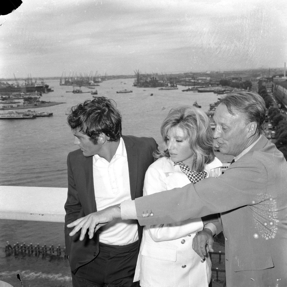Modesty Blaise film van Amerikaan Joseph Losey. Filmopnamen te Amsterdam. Moni, Bestanddeelnr 917-9561