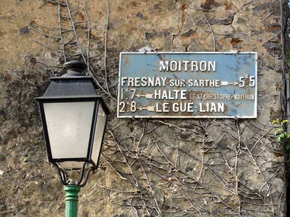 Moitron-sur-Sarthe (Sarthe) plaque de cocher (1)