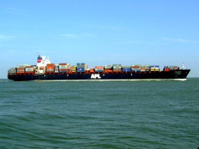 Mol Vision p09 approaching Port of Rotterdam, Holland 19-Apr-2007
