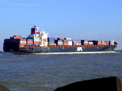 Mol Vision p9 approaching Port of Rotterdam, Holland 25-Jan-2007