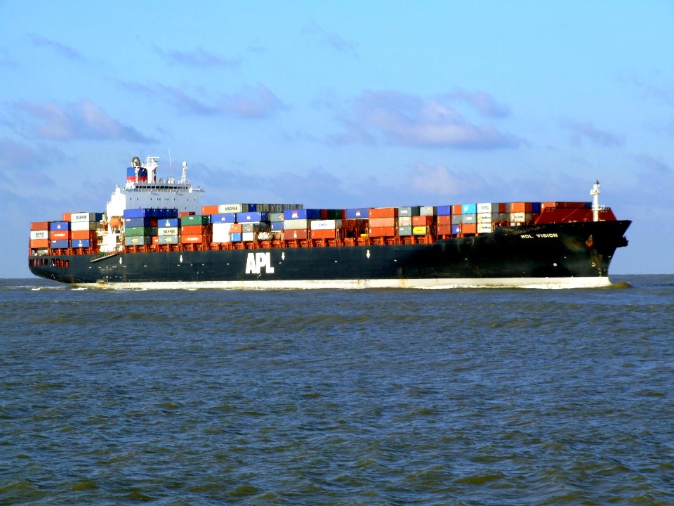 Mol Vision p1d approaching Port of Rotterdam, Holland 25-Jan-2007
