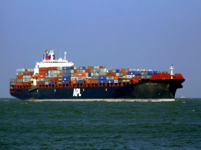 Mol Vision p02 approaching Port of Rotterdam, Holland 19-Apr-2007