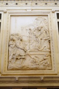 Moisés realizando prodigios ante el faraón (Antecabildo de la catedral de Sevilla)