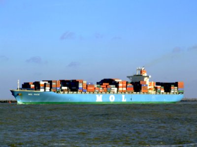 Mol Pace p3, leaving Port of Rotterdam, Holland 25-Jan-2007