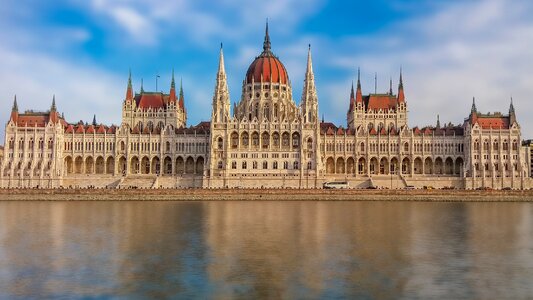 Danube parliament city photo