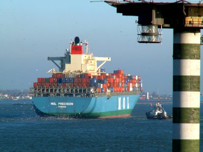 Mol Precision p2 approaching Port of Rotterdam, Holland 29-Jan-2006