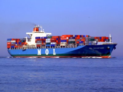 Mol Advantage p4 approaching Port of Rotterdam, Holland 15-Apr-2007