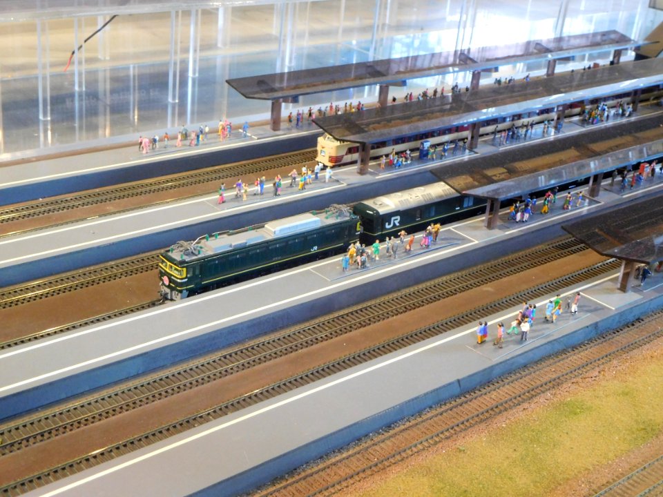 Models of The Twilight Express at The Diorama Kyoto Japan 01