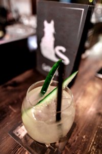 Moscow Mule in Schmitz Katze in Tübingen mit Getränkekarte