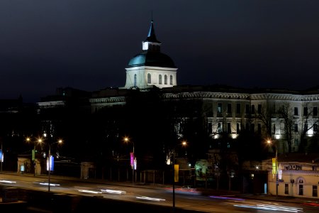 Moscow, Moskvoretskaya Embankment, Orphanage building, January 2014