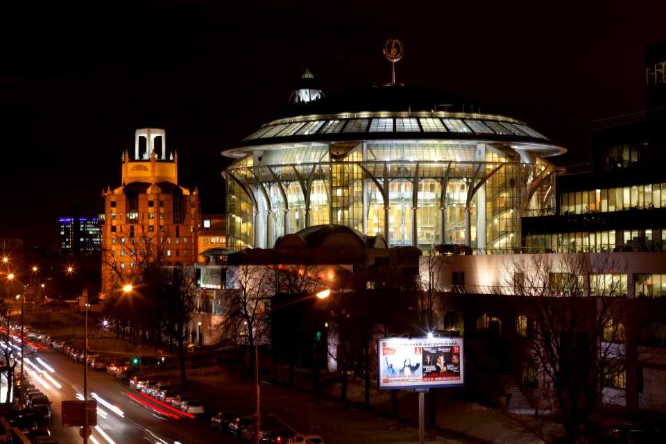 Moscow, night view of Krasnye Kholmy, February 2013 02