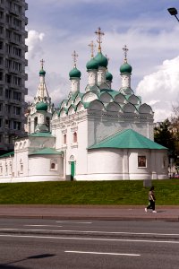Moscow, New Arbat Street, St.Simeon church May 2021 03