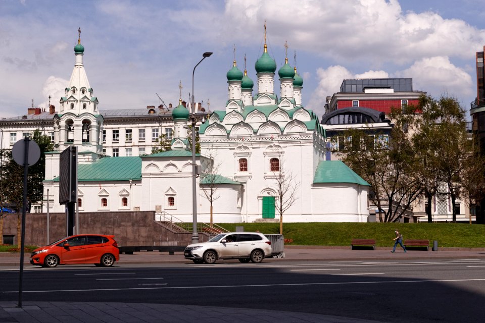 Moscow, New Arbat Street, St.Simeon church May 2021 02