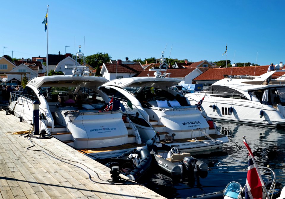 Motorboats in Malmön marina 4