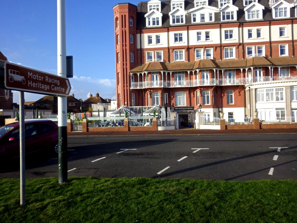 Motor Racing Heritage Centre sign, Bexhill