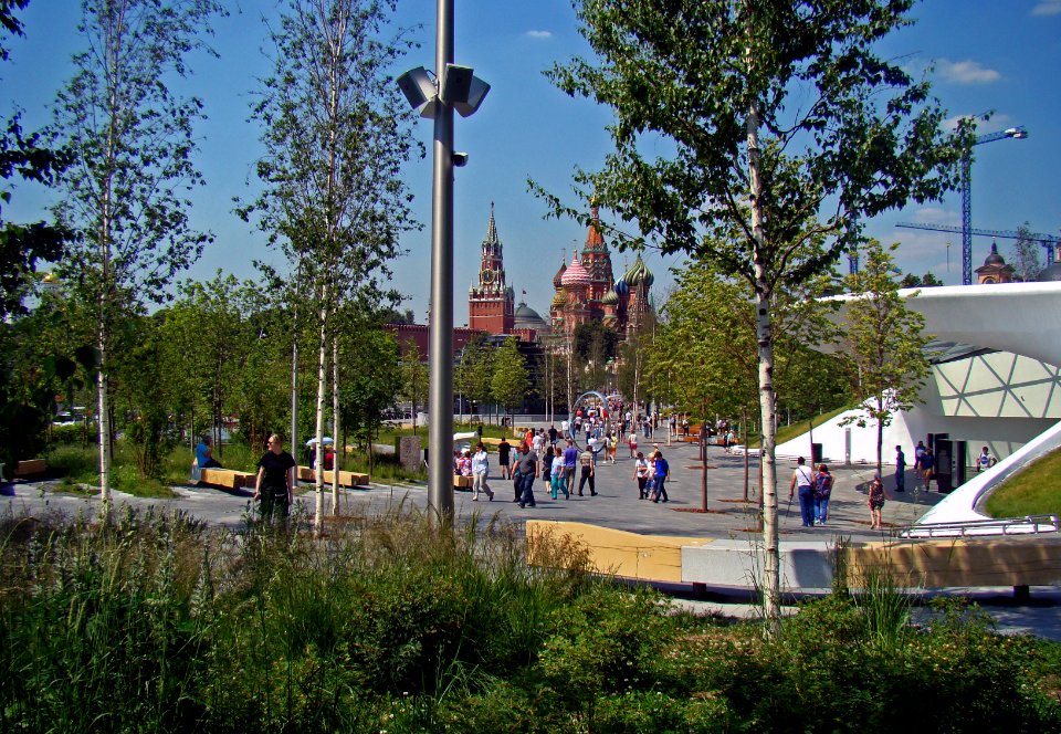 Moscow. View to Red Square from Zaryadye Park (5)