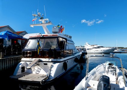 Motorboats in Malmön marina 3