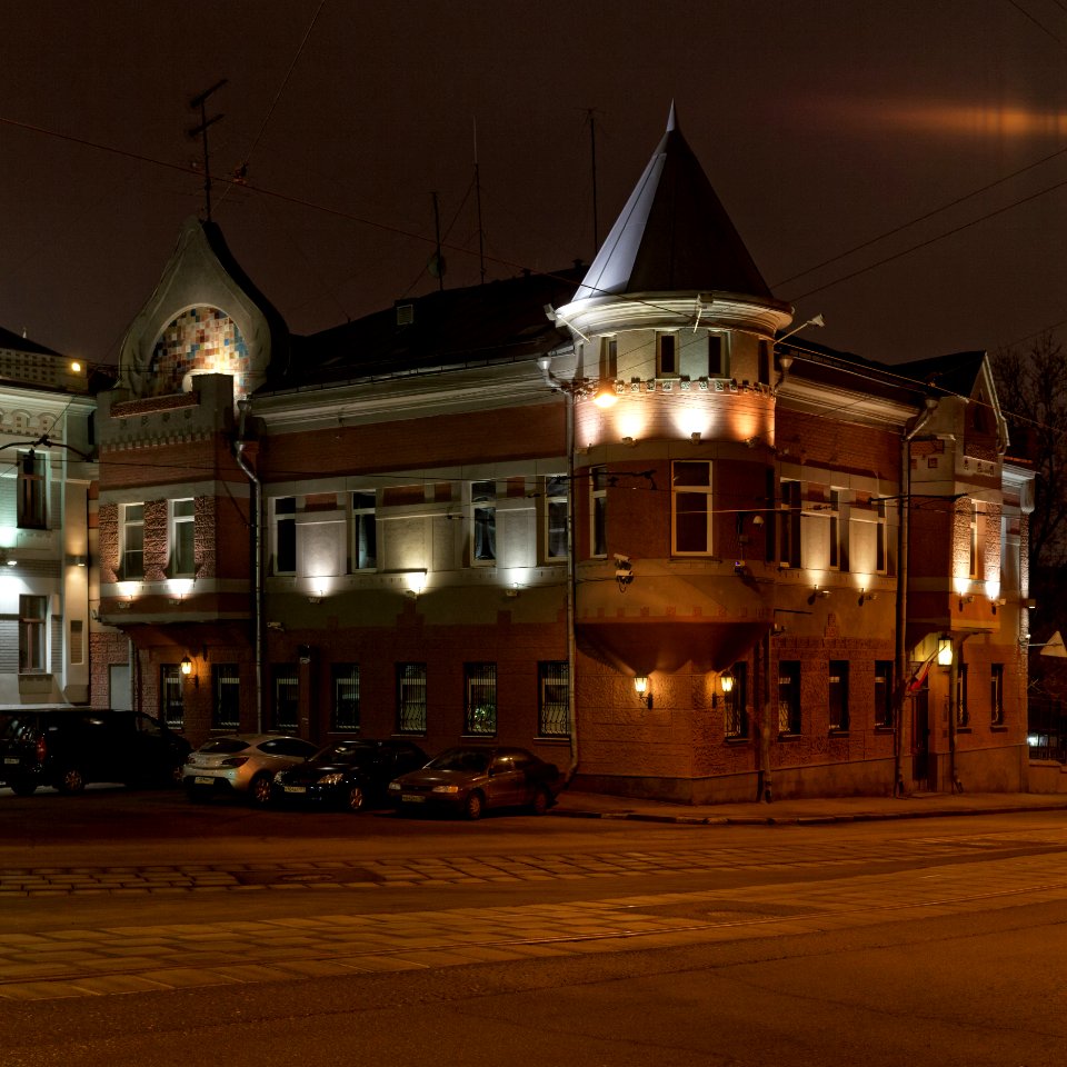 Moscow, Yauzsky Boulevard 15, Filippov House, January 2014 01