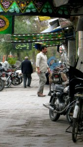 Motorcycles in Sidewalk - Nishapur 7