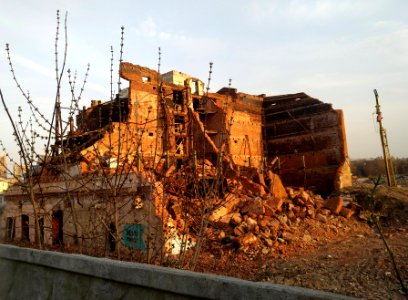 Moscow, Zhukov 20C30 - ongoing demolition, April 2021 (1)