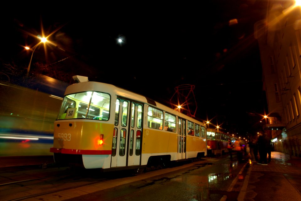 Mosgortrans 5993 Tatra T3SU tram rear
