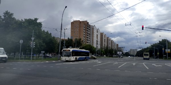 Moscow trolleybus 1875 2020-07 line 70 Tushino