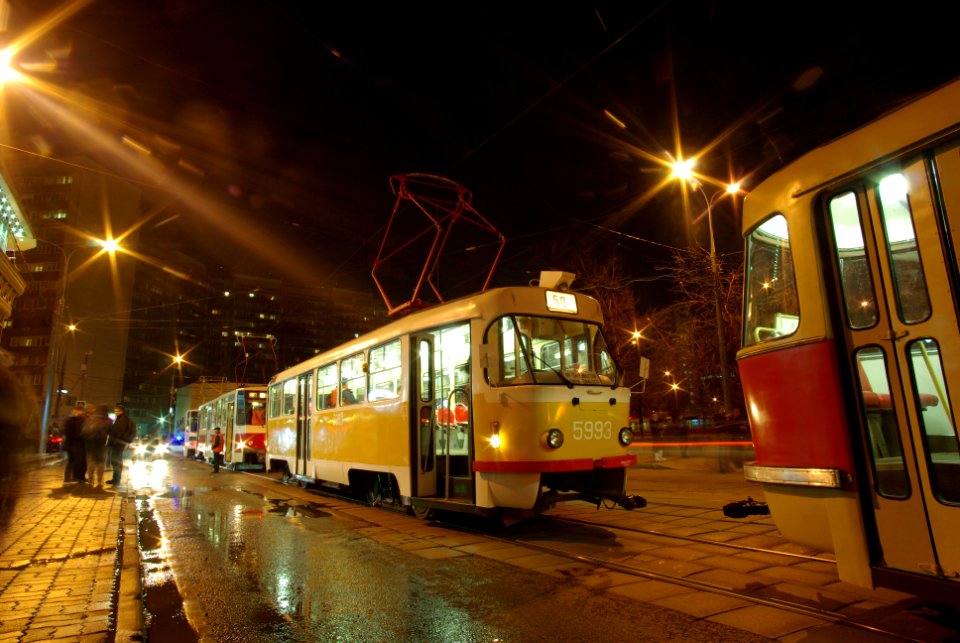 Mosgortrans 5993 Tatra T3SU tram