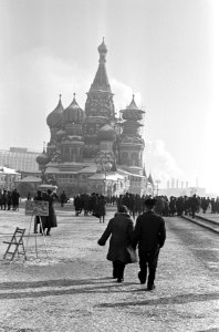 Moskou, Rode Plein, nummer 11 Basiliu-Cathedraal, nummer Mausoleum (met houten o, Bestanddeelnr 920-1221